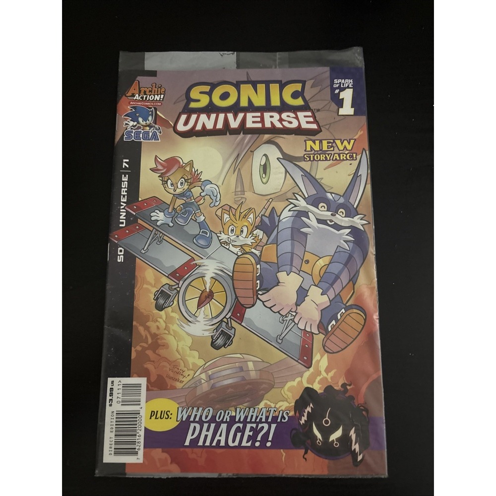 Sonic‎ Universe #71 2014 Archie Comic The Hedgehog Direct Spark Of Life
